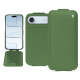 Apple iPhone 17 Air leather case - Vert Veggie ( Pantone #68724d ) 