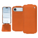 가죽 커버 Apple iPhone 17 Air - Orange Veggie ( Pantone #cb6015 ) 