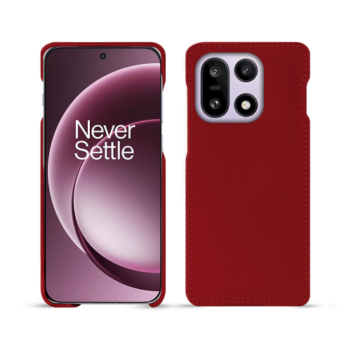OnePlus 15 后壳——Noreve 奢华定制皮革保护套Rouge ( Nappa - Pantone #d50032 ) 