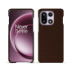 Custodia in pelle OnePlus 15 - Châtaigne ( Pantone #1b1107 ) 