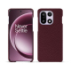Coque cuir OnePlus 15 - Lie de vin ( Pantone #412234 ) 