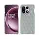 Custodia in pelle OnePlus 15 - Gris - Couture ( Nappa - Pantone #c1c6c8 ) 
