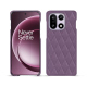 Coque cuir OnePlus 15 - Lilas - Couture ( Nappa - Pantone #b9a3e3 ) 