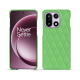 OnePlus 15 leather case - Vert olive - Couture ( Nappa - Pantone #a7c58e ) 