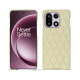 OnePlus 15 leather case - Ivoire - Couture ( Pantone #d6d6c6 ) 