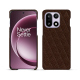 Funda de piel OnePlus 15 - Châtaigne - Couture ( Pantone #1b1107 ) 
