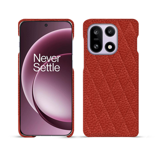 OnePlus 15 后壳——Noreve 奢华定制皮革保护套Papaye - Couture ( Pantone #b54317 ) 