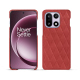 Funda de piel OnePlus 15 - Cerise vintage - Couture ( Pantone #a6302e ) 