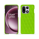 Estojo em pele OnePlus 15 - Vert fluo - Couture ( Pantone #00ab5f ) 