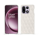Lederschutzhülle OnePlus 15 - Blanc escumo - Couture ( Pantone #D6D6D1 )