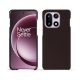 Coque cuir OnePlus 15 - Marron envoûtant ( Pantone #4e3629 ) 