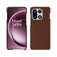 Funda de piel OnePlus 15 - Marron Veggie ( Pantone #95614d ) 