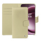 Capa de couro para carteira Oneplus 15 - Beige ( Nappa - Pantone #ceb888 ) 