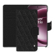 Capa de couro para carteira Oneplus 15 - Ebène - Couture ( Noir / Black ) 