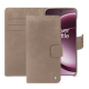 OnePlus 15 レザーウォレットケース - Taupe vintage ( Pantone #bda790 ) 
