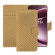 Custodia in pelle Oneplus 15 - Serpent sabbia ( Pantone #D2BA92 )