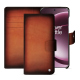 OnePlus 15 leather wallet case - Orange Patine
