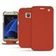 Funda de piel Samsung Galaxy S7 - Arange clouquié