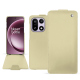 Lederschutzhülle OnePlus 15 - Beige ( Nappa - Pantone #ceb888 ) 