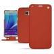 Capa em pele Samsung SM-N920 Galaxy Note 5 - Arange clouquié