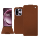 OnePlus 15 leather case - Marron ( Nappa - Pantone #8B4720 ) 