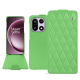 Capa em pele OnePlus 15 - Vert olive - Couture ( Nappa - Pantone #a7c58e ) 
