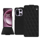 レザーケース OnePlus 15 - Ebène - Couture ( Noir / Black ) 