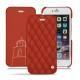 Funda de piel Apple iPhone 6S - Arange clouquié - Couture
