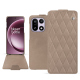OnePlus 15 leather case - Taupe vintage - Couture ( Pantone #591d16 ) 