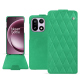 Funda de piel OnePlus 15 - Menthe vintage - Couture ( Pantone #37b375 ) 