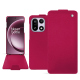 Housse cuir OnePlus 15 - Rose fluo ( Pantone #ff16b4 ) 