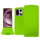 Capa em pele OnePlus 15 - Vert fluo ( Pantone #00ab5f ) 