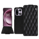 レザーケース OnePlus 15 - Onyx - Couture ( Noir / Black ) 