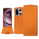 Custodia in pelle OnePlus 15 - Abaca arancio ( Pantone #d77540 )
