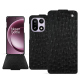 Custodia in pelle OnePlus 15 - Autruche nero ( Noir / Black) 