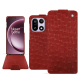 Custodia in pelle OnePlus 15 - Autruche ciliegia ( Pantone #a4343a ) 