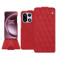 Housse cuir OnePlus 15 - Rouge troupelenc - Couture ( Pantone #AB191A )