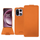 Capa em pele OnePlus 15 - Orange PU ( Pantone #ff9351 )