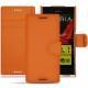 Housse cuir Sony Xperia XZ - Orange PU