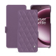 レザーケース OnePlus 15 - Lilas - Couture ( Nappa - Pantone #b9a3e3 ) 