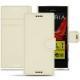 Funda de piel Sony Xperia XZ  - Blanc PU