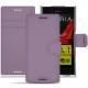 Funda de piel Sony Xperia XZ  - Lilas PU