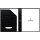 A4 Portfolio - Crocodile nero ( Noir / Black) 
