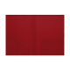 Carpeta de conferencias A4 - 25 x 35 cm - Rouge ( Nappa - Pantone #d50032 ) 