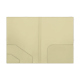 Carpeta de conferencias A4 - 25 x 35 cm - Beige ( Nappa - Pantone #ceb888 ) 