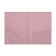 Carpeta de conferencias A4 - 25 x 35 cm - Rose PU ( Pantone #efbae1 ) 