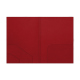A4会議用フォルダー - 25 x 35 cm - Rouge PU ( Pantone #d50032 )