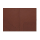 A4 会议文件夹 - 25 x 35 厘米 - Marron délicat ( Pantone #95614d) 