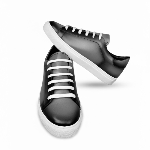 Sneakers en cuir patiné Noreve