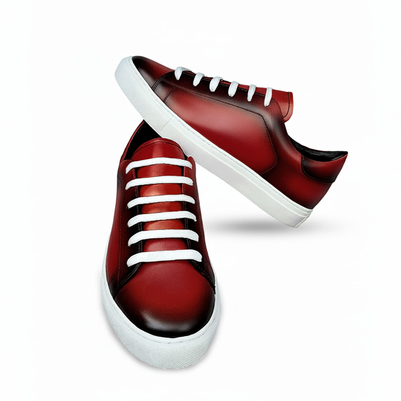 Noreve Patina Leather Sneakers